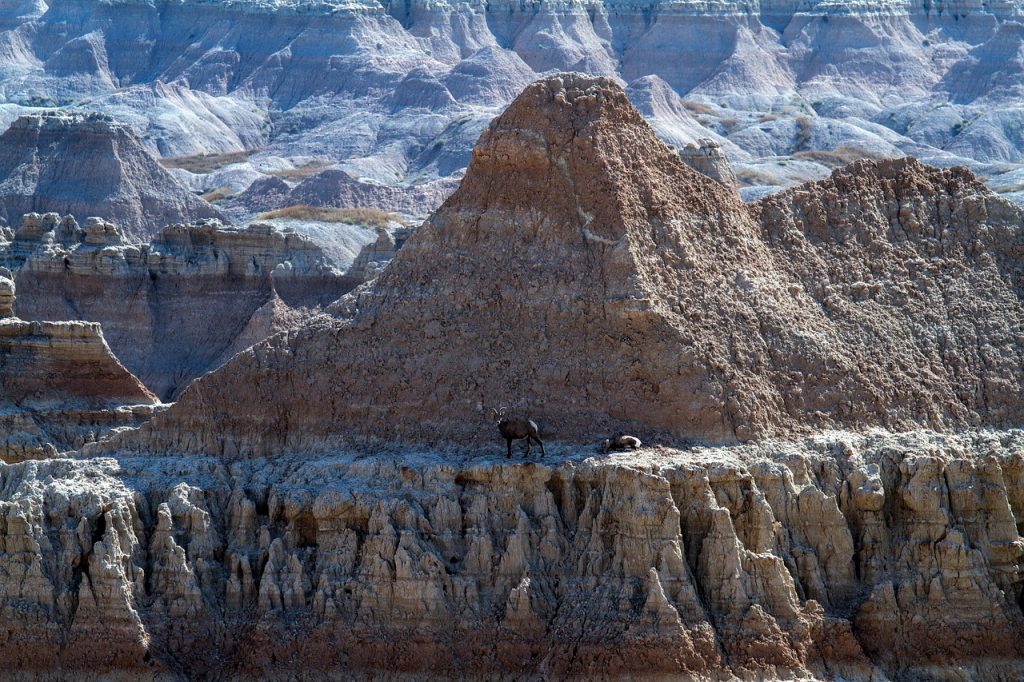 badlands national park, south dakota,