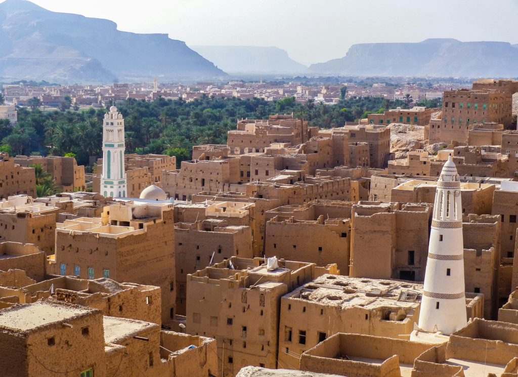 Yemen traditional town