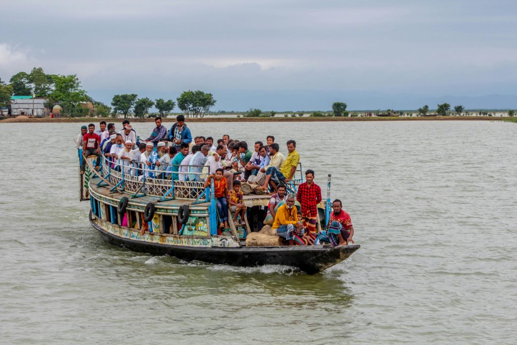 river in Sylhet, Bangladesh