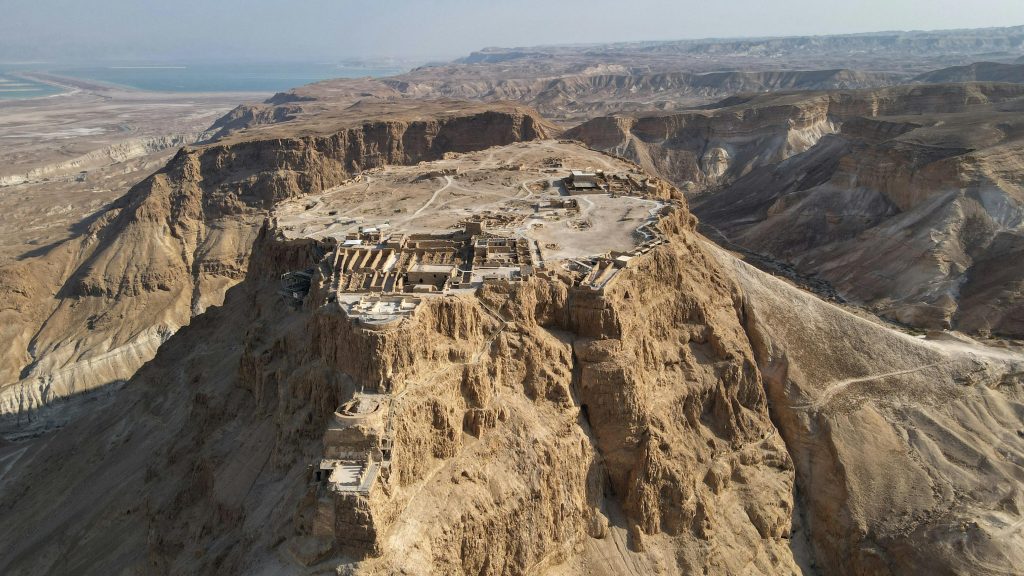 Masada Fortress atop