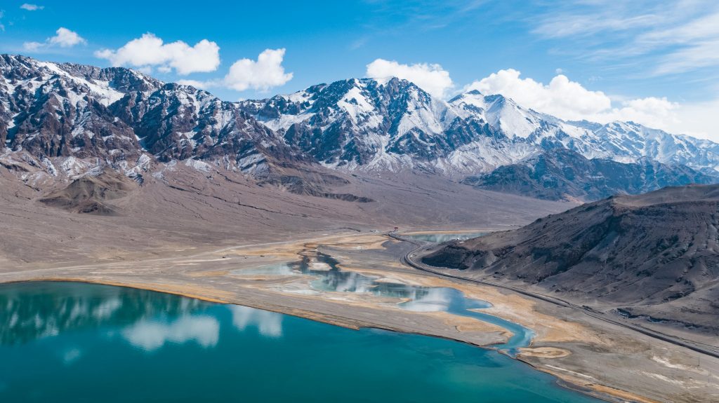 Tibetan mountain range