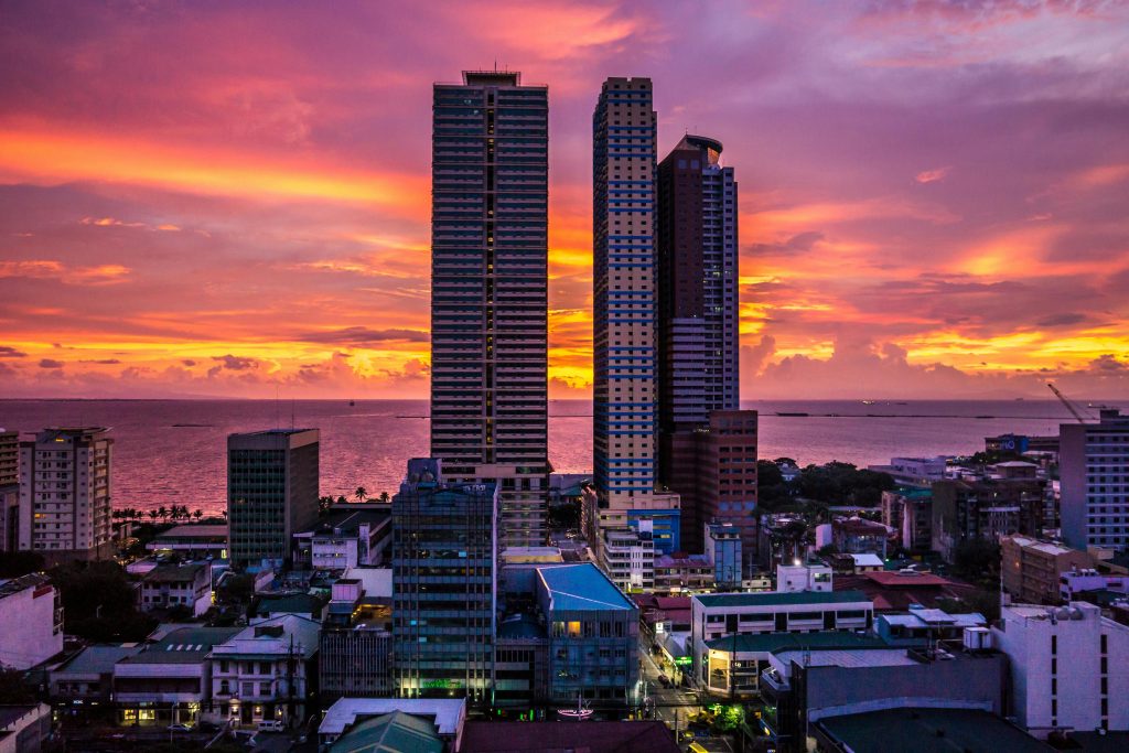 Stunning cityscape of Manila