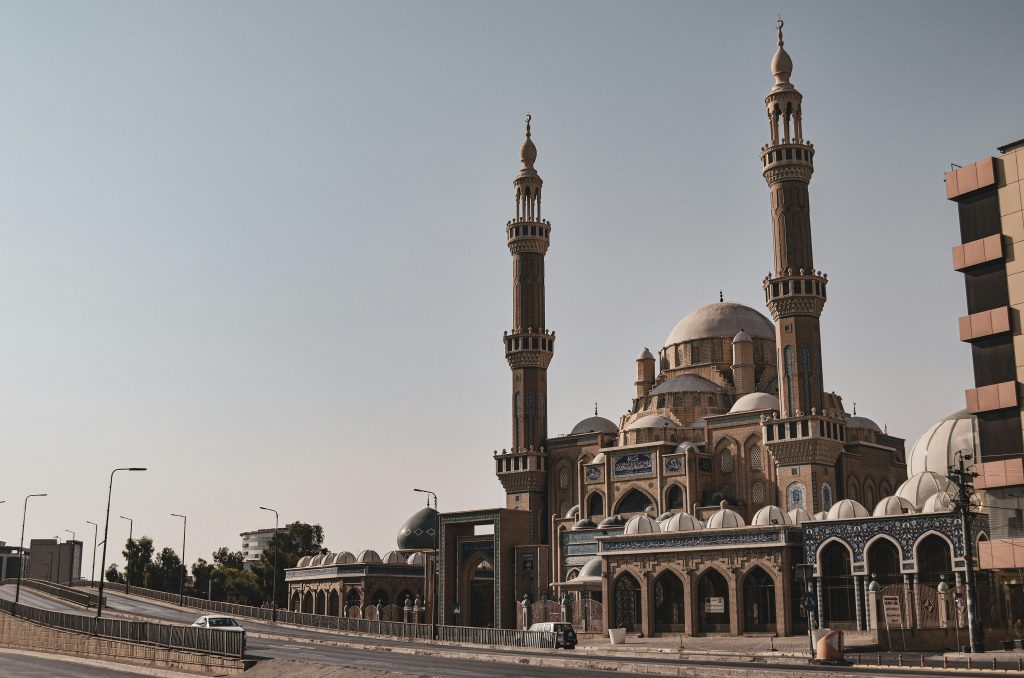 mosque in Erbil, Kurdistan, Iraq,