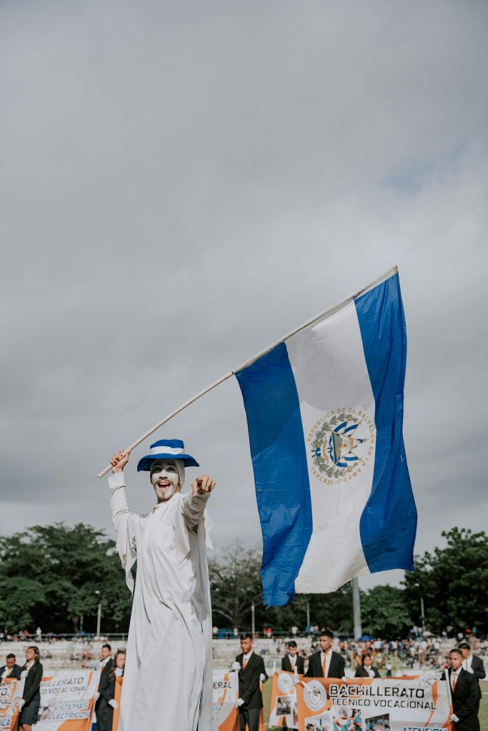 El Salvador flag , random country selector