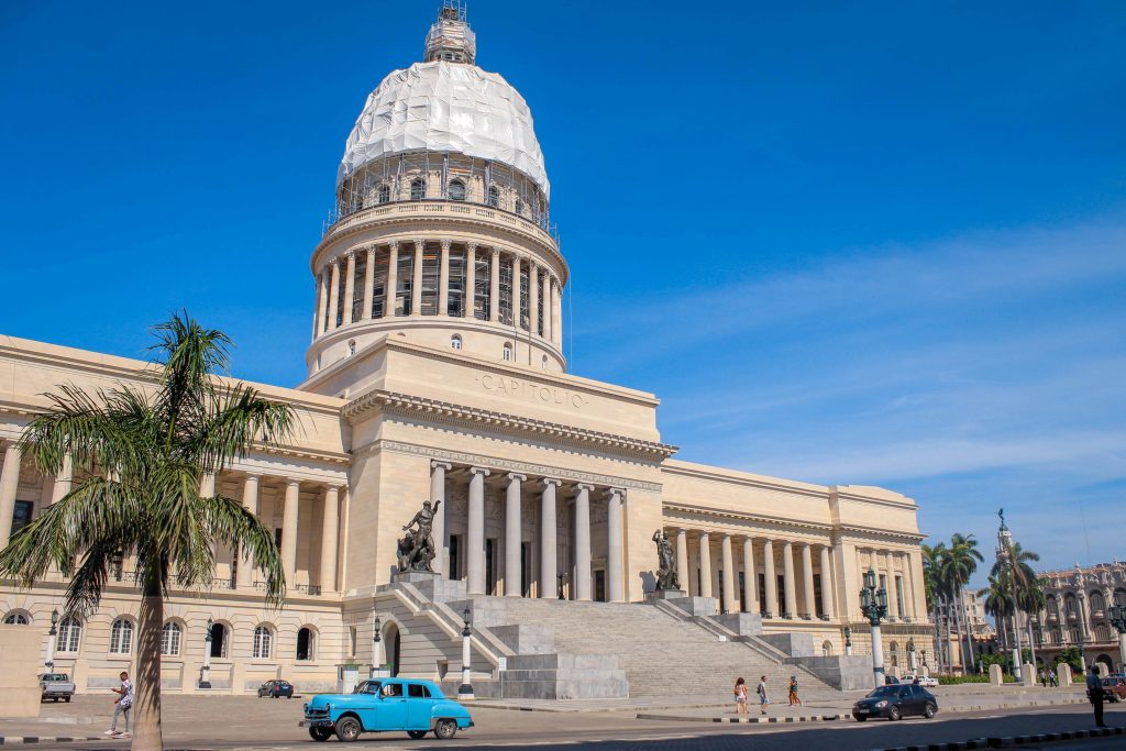 El Capitolio building in Havana, Cuba,